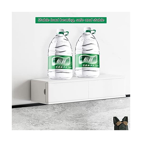 EsEntL Meuble TV Mural Étagère TV Flottante, Meuble TV Flottant, Meuble de Rangement, Meuble TV pour Le Salon, Meubles TV et 