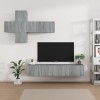 VEEKI Meuble TV, Meuble TV Suspendu, Meuble TV Industriel, Meuble TV Bois, Meuble Chambre, Convient pour Salon ou Chambre, En