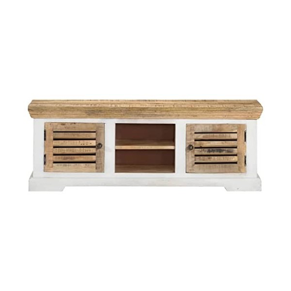 VEEKI Meuble TV, Meuble TV Suspendu, Meuble TV Industriel, Meuble TV Bois, Meuble Chambre, Convient pour Salon ou Chambre, 11