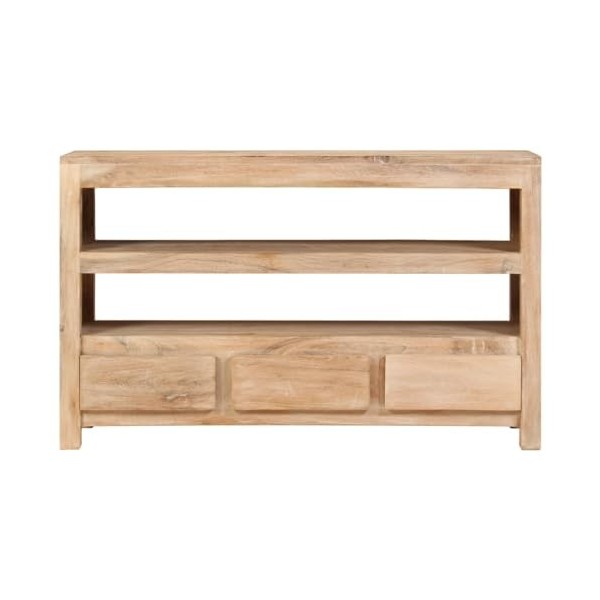 VEEKI Meuble TV, Meuble TV Suspendu, Meuble TV Industriel, Meuble TV Bois, Meuble Chambre, Convient pour Salon ou Chambre, Bo