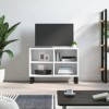 VEEKI Meuble TV, Meuble TV Suspendu, Meuble TV Industriel, Meuble TV Bois, Meuble Chambre, Convient pour Salon ou Chambre, Bl