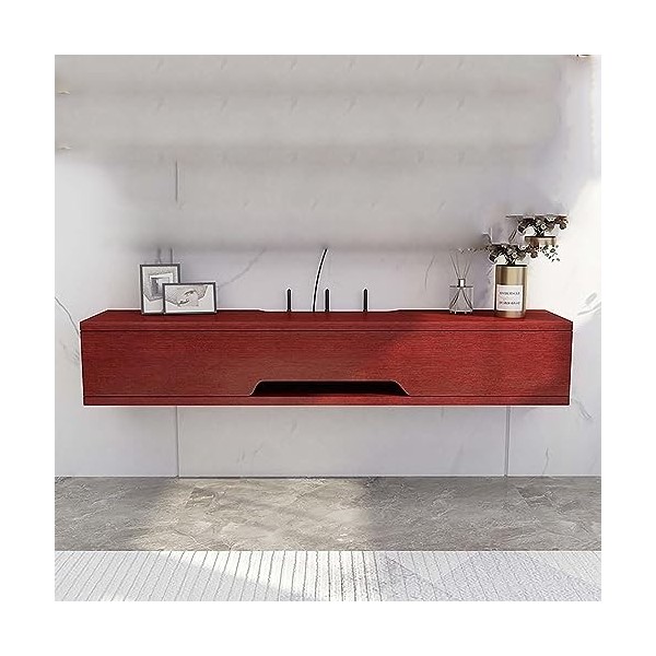 Meuble TV Flottant - Meuble TV Flottant Fixé Au Mur, Meuble TV Fixé Au Mur Tableau Bas TV, Meuble TV Pour Centre De Divertiss