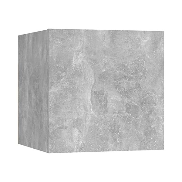 Générique Ensemble de Meuble TV 8 pcs Gris béton Aggloméré,72.5 KG,3079124, Meubles, Meubles TV