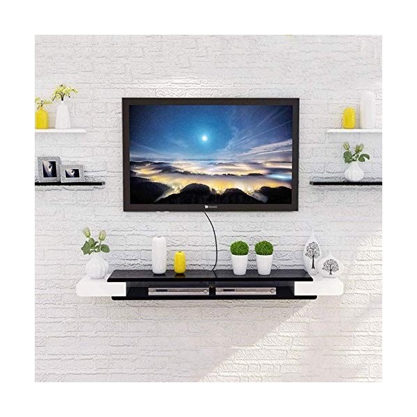 KAXGU Meuble de Rangement Pour Téléviseur Étagère Flottante Suspendue Au Mur Meuble de Rangement Pour Téléviseur de Fond Mura