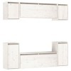 Générique Meubles TV 6 pcs Blanc Bois Massif de pin,39.8 KG,3100190, Meubles, Meubles TV