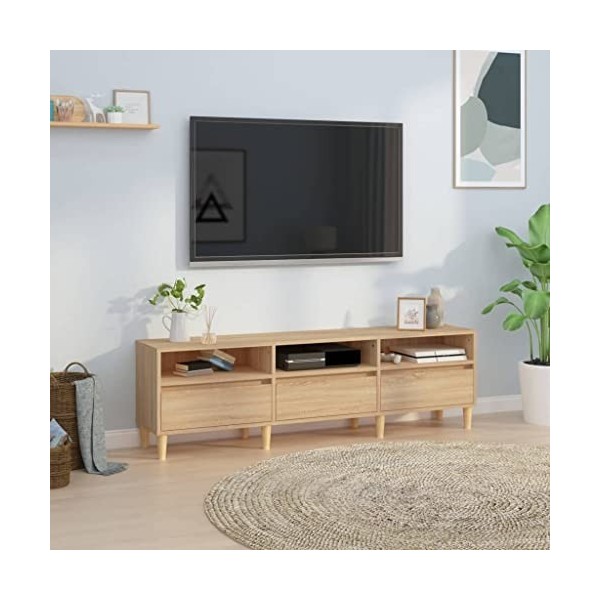 Meuble TV en chêne Sonoma 150 x 30 x 44,5 cm