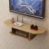 Meuble Tv Flottant Fixé Au Mur Console Média Murale Bureau Hutch Meuble De Rangement Meuble Tv Avec Étagère De Rangement Ouve