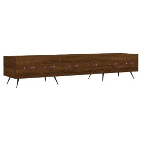 SEVSO Meuble TV Chêne Marron 150x36x30 cm Bois dingénierie