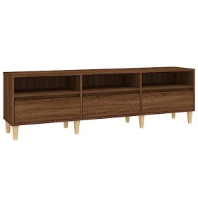 XLUMIO Meubles-TV Meuble TV Chêne Marron 150x30x44,5 cm Bois dingénierie