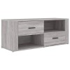 vidaXL Meuble TV Noir 100x35x40 cm Bois dingénierie