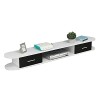 AVIMYA Meuble TV Flottant Meuble Meuble TV Meuble TV Mural Cloisons flottantes Multi-Function Set-Top Box Racks de Stockage G