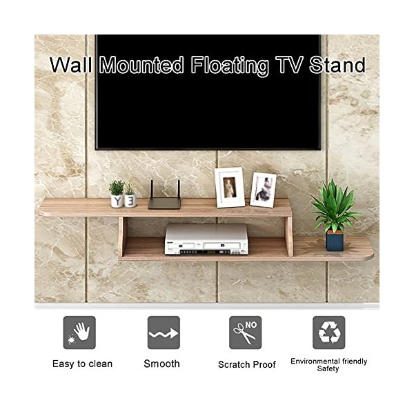 WANGPP Meuble TV Flottant/Meuble TV Mural/étagère Murale Décorative,Composant Darmoire De Centre De Divertissement,pour Unit