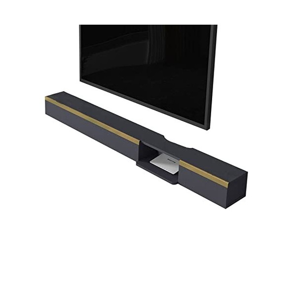 EsEntL Meuble TV Mural Étagère Flottante pour Meuble TV, étagère pour décodeur de 47,2/55,1 Pouces, étagère de Rangement mult