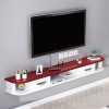 Meuble TV Flottant étagère TV Murale Centre de Divertissement Console multimédia en Bois Meuble de Rangement Moderne Suspendu