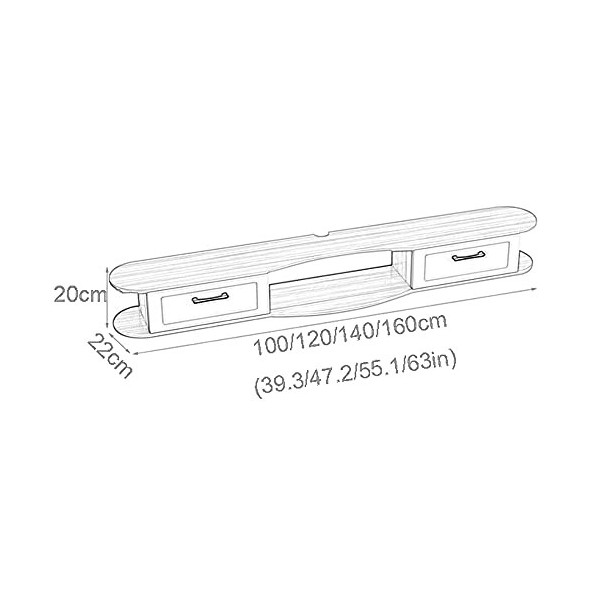 Uvency Meuble Tv Meuble Tv Unités Murales Pour Salon Console Média Meuble Tv Flottant Meuble Tv Mural Pour Salon Salle de Div