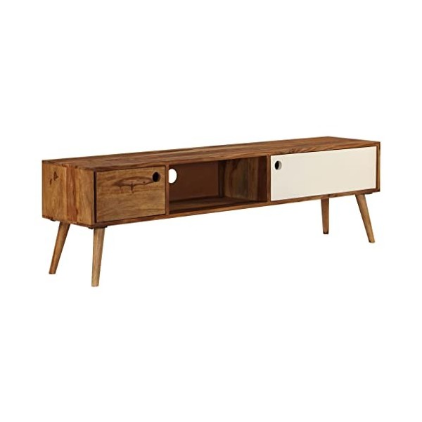 Meuble TV, Banc TV Support de Télévision Table TV Bas Armoire Basse Meuble TV 140 x 30 x 40 cm Bois Solide