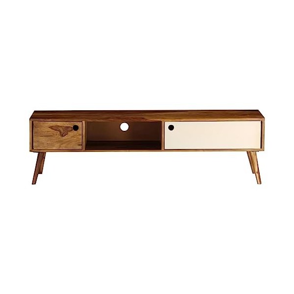 Meuble TV, Banc TV Support de Télévision Table TV Bas Armoire Basse Meuble TV 140 x 30 x 40 cm Bois Solide