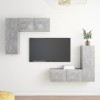 VEEKI Meuble TV, Meuble TV Suspendu, Meuble, Meuble TV avec Rangement，Meuble Industriel, Convient pour Salon ou Chambre, Ense