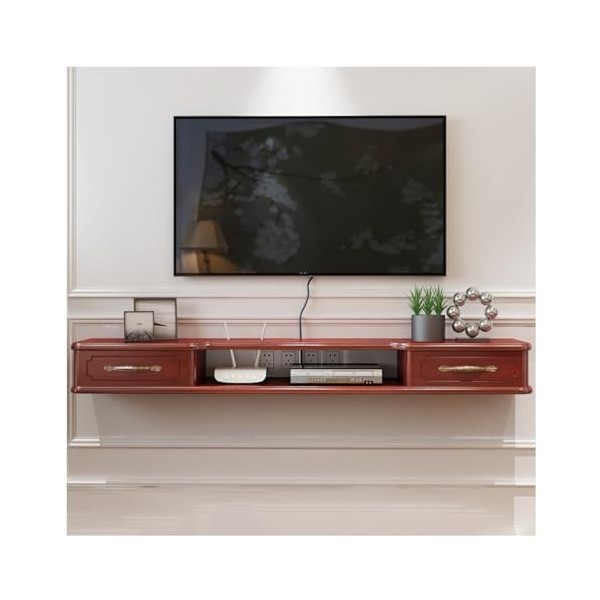 Kamnik Support TV Flottant Mural, étagère TV Flottante, Console multimédia, étagère Murale Flottante pour Meuble TV, Support 