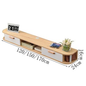 Meuble TV flottant Meuble TV, lecteur DVD, console de divertissement multimédia, support de jeu, présentoir de meuble TV, clo