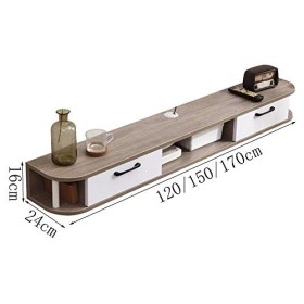 Meuble TV flottant Meuble TV, lecteur DVD, console de divertissement multimédia, support de jeu, présentoir de meuble TV, clo