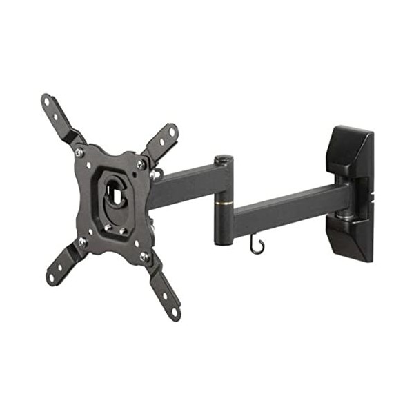 Vivanco BFMO 6020 43" Noir - Supports muraux décrans plats TV, 25 kg, 109,2 cm 43" , 75 x 75 mm, 200 x 200 mm, Noir 