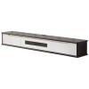 Brooke shop Meuble TV flottant, meuble de salon console de jeu avec 2 tiroirs et étagère de rangement ouverte, pour décodeur 