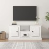 TALCUS Centres de divertissement et meubles TV, meuble TV blanc brillant, 100 x 35,5 x 45 cm, bois dingénierie