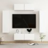 VEEKI Meuble TV, Meuble TV Suspendu, Meuble, Meuble TV avec Rangement，Meuble Industriel, Convient pour Salon ou Chambre, Ense