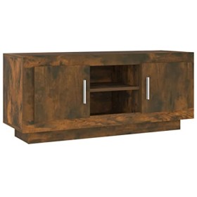 WREWING Meuble TV,Bas Table TV Support de Télévision en Bois pour Salon Chambre Salle à Manger,Support pour Téléviseur Jusqu’