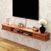 Meuble TV mural, support flottant Support de rangement mural pour console multimédia, meuble TV Support de boîtier de câble p