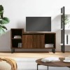 DIGBYS Meuble TV Chêne Marron 100 x 35 x 55 cm