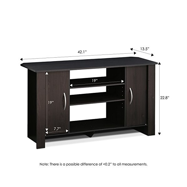 Furinno Econ Centre de Divertissement TV, Bois, Expresso, Taille Unique, Espresso, One Size
