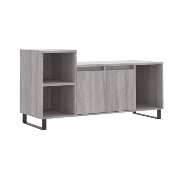XLUMIO Centres de divertissement et supports TV, meuble TV gris Sonoma 100 x 35 x 55 cm en bois dingénierie