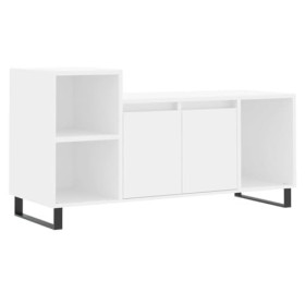 XLUMIO Centres de divertissement et supports TV, meuble TV blanc, 100 x 35 x 55 cm, bois dingénierie