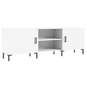 TALCUS Centres de divertissement et supports TV, meuble TV blanc, 150 x 30 x 50 cm, bois dingénierie