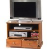 ACTUAL DIFFUSION Alsace Meuble TV HiFi sur roulettes Merisier Louis Philippe, Bois, 46,5x82x58,5 cm