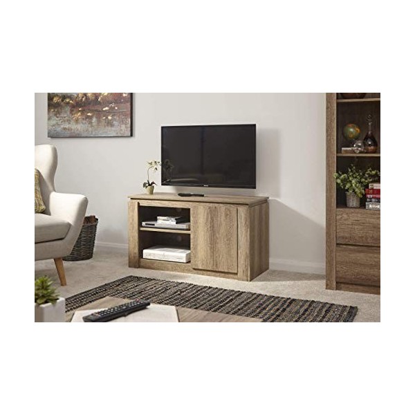 GFW Canyon Meuble TV, Bois, chêne, 108 x 45 x 59,5 cm