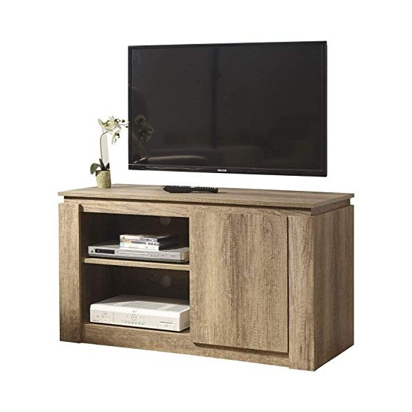 GFW Canyon Meuble TV, Bois, chêne, 108 x 45 x 59,5 cm