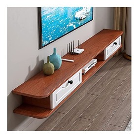 StrOux Meuble TV Flottant Meuble TV Meuble TV Unités Murales pour Salon Meuble TV Flottant Console TV en Bois pour Salon Meub