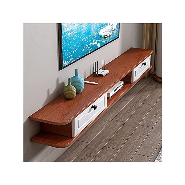 StrOux Meuble TV Flottant Meuble TV Meuble TV Unités Murales pour Salon Meuble TV Flottant Console TV en Bois pour Salon Meub