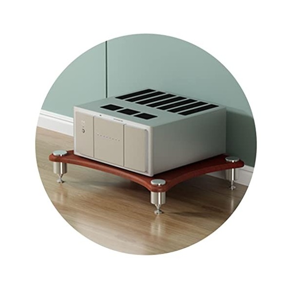 Meuble audio | Pieds absorbant les chocs | Améliorez votre expérience audio | Idéal pour les équipements stéréo, les consoles
