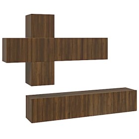 VEEKI Meuble TV, Meuble TV Suspendu, Meuble TV Industriel, Meuble TV Bois, Meuble Chambre, Convient pour Salon ou Chambre, En