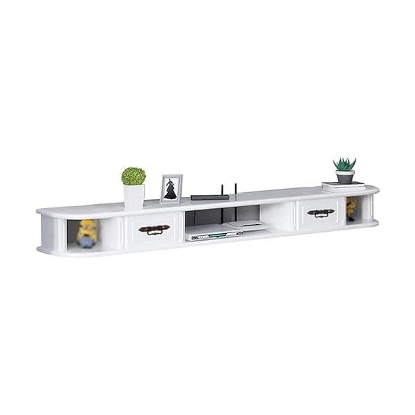 EsEntL Meuble TV Meuble TV Unités Murales pour Salon Étagère Flottante Meuble TV Mural Support de Rangement de Fond Mural Éta