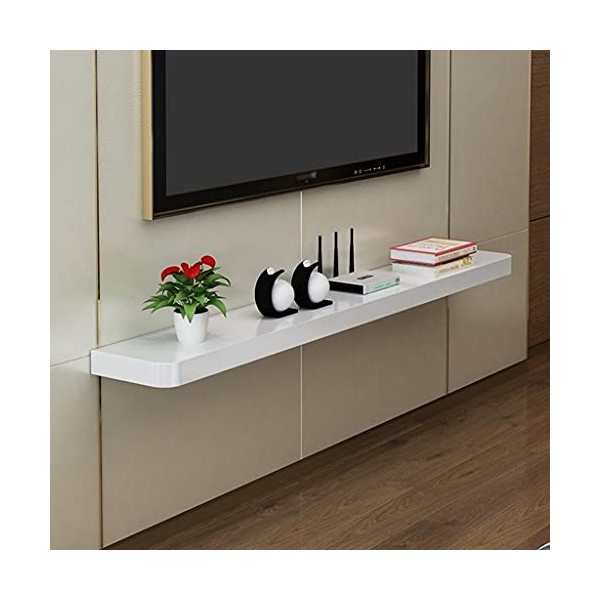 YokIma Meuble TV Flottant Meuble TV Mural Étagère TV Console TV Unité de Divertissement Étagère de Rangement Multimédia pour 