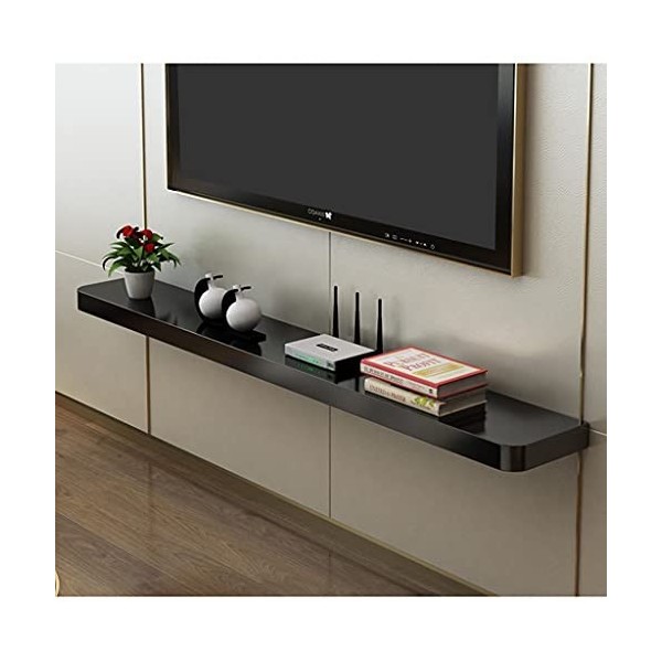 YokIma Meuble TV Flottant Meuble TV Mural Étagère TV Console TV Unité de Divertissement Étagère de Rangement Multimédia pour 