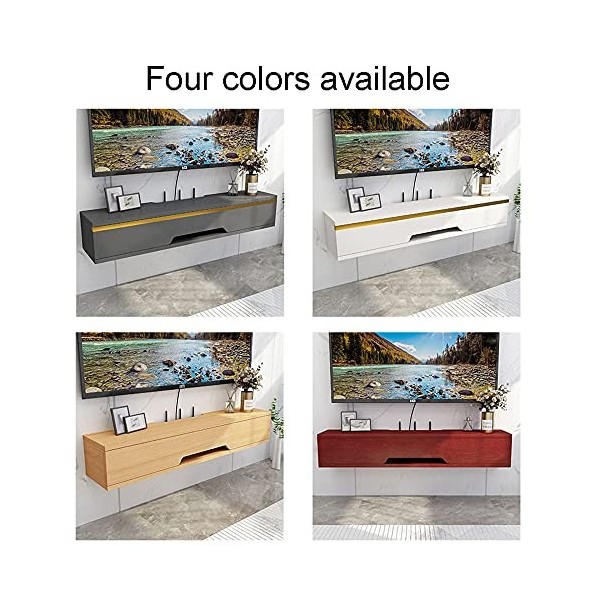 SOGOLI Meuble TV Meuble TV Unités Murales pour Salon Meuble TV Meuble Mural Console TV Unité De Divertissement Flottant pour