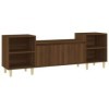 TECHPO Meubles-TV Meuble TV Chêne Marron 160x35x55 cm Bois dingénierie