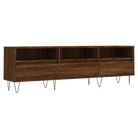 CBLDF Meubles-TV Meuble TV Chêne Marron 150x30x44,5 cm Bois dingénierie