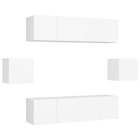 VEEKI Meuble TV, Meuble TV Suspendu, Meuble, Meuble TV avec Rangement，Meuble Industriel, Convient pour Salon ou Chambre, Ense